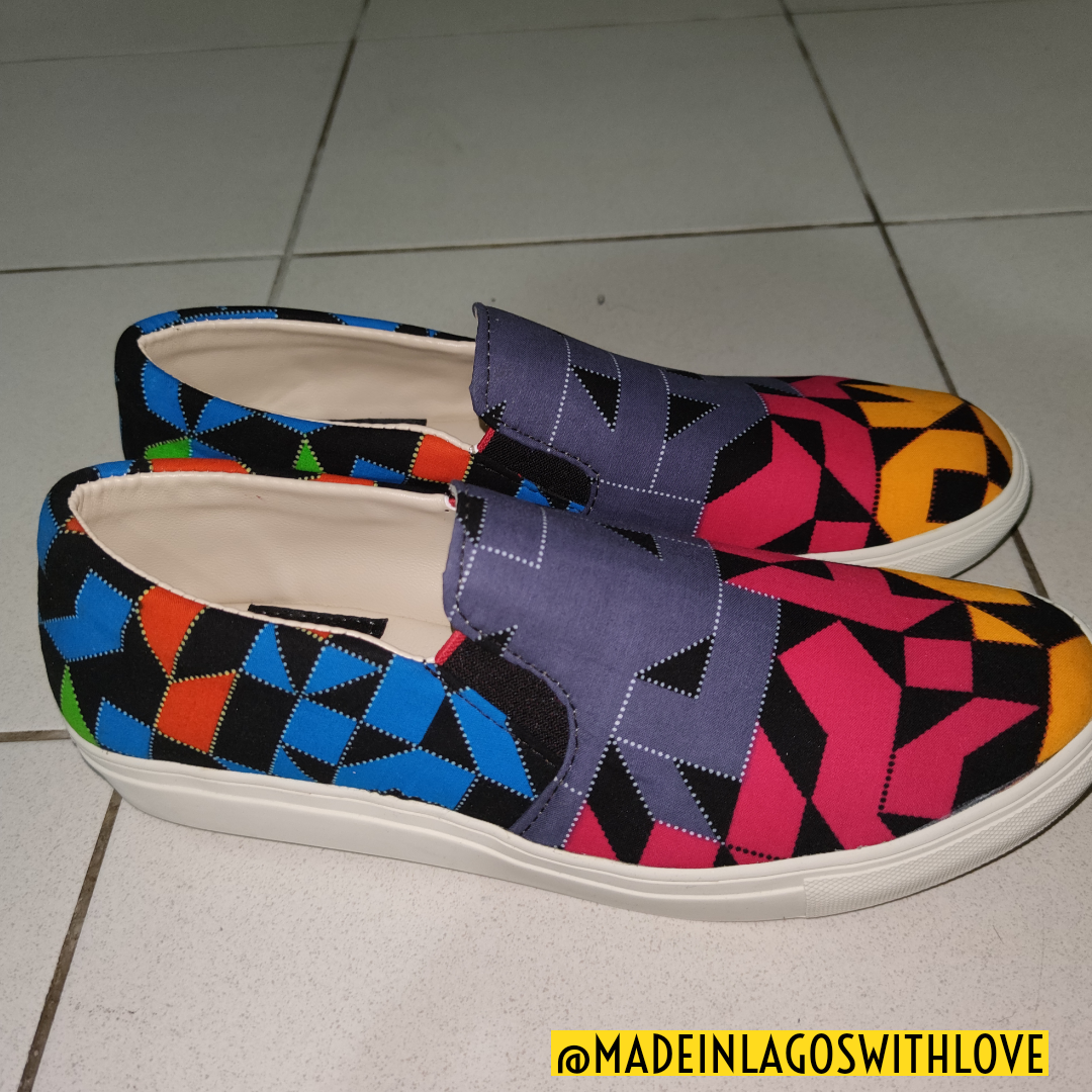 Ibeju Ankara Sneakers