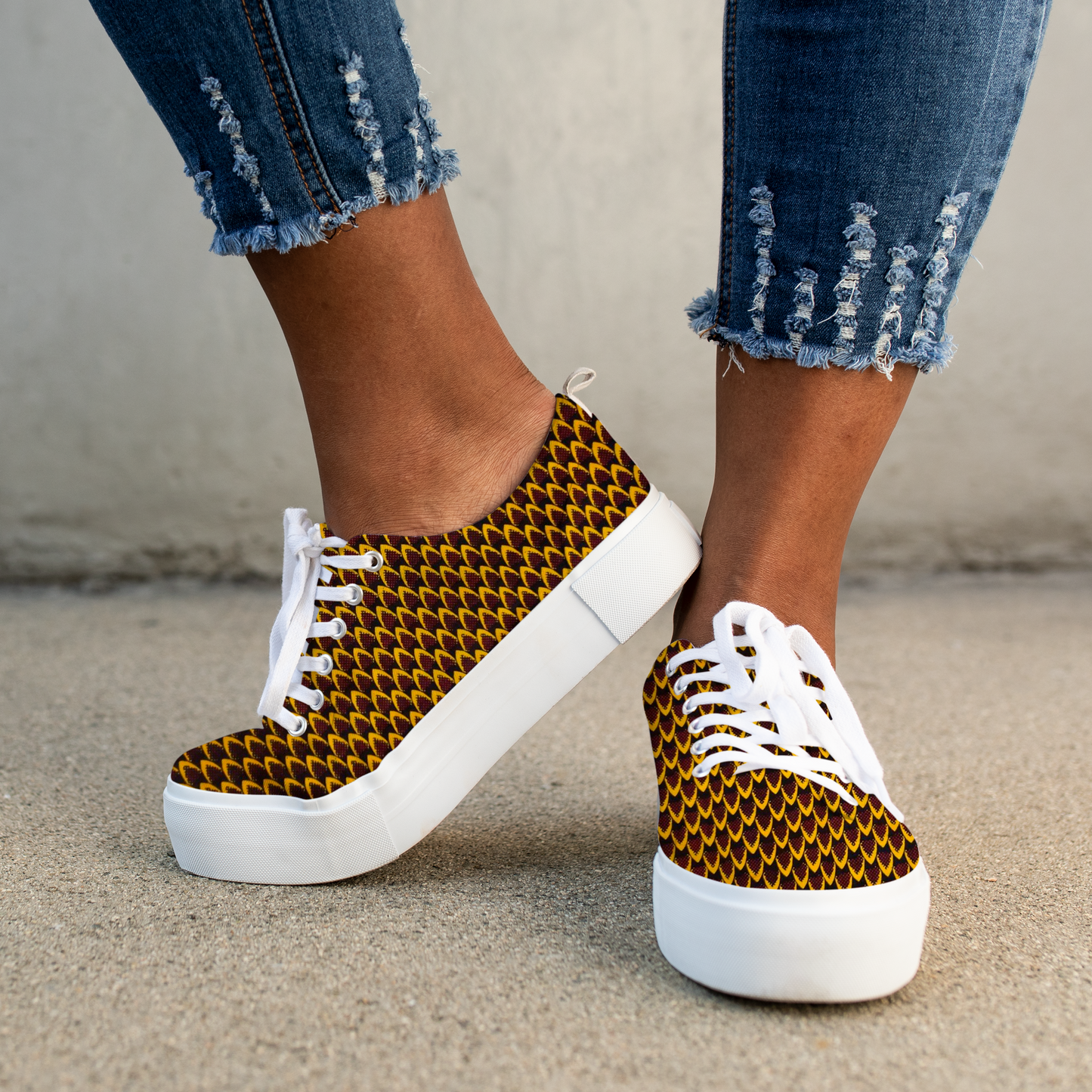 Kosofe Ankara Sneakers