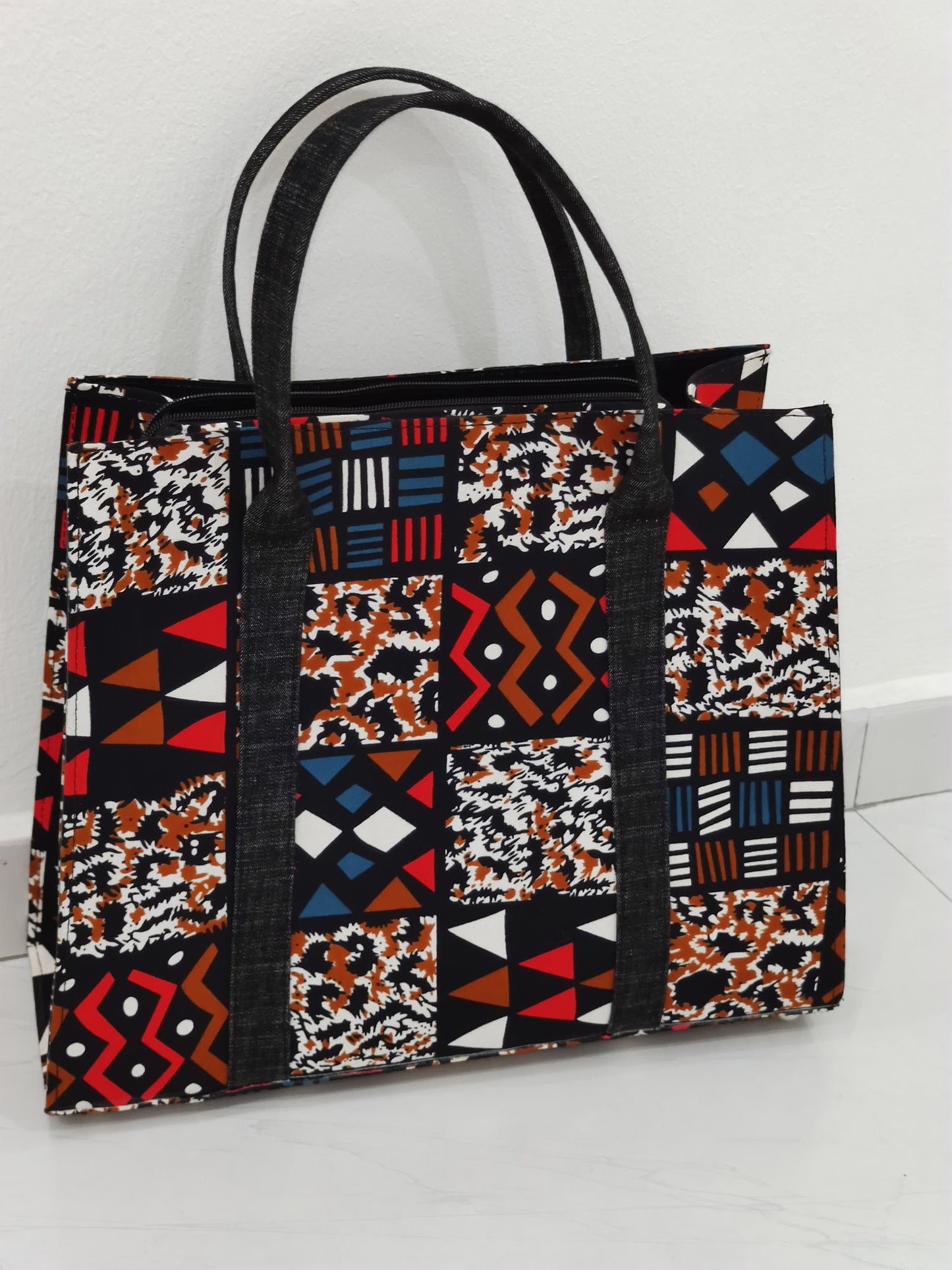 Badagry Ankara Tote - Large