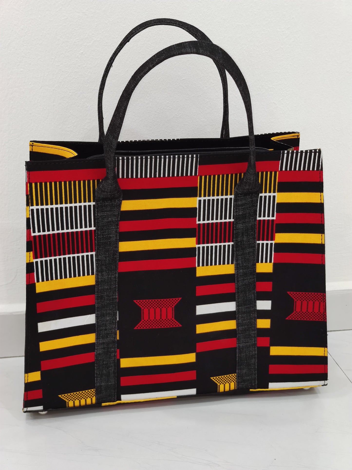 Badagry Ankara Tote - Large