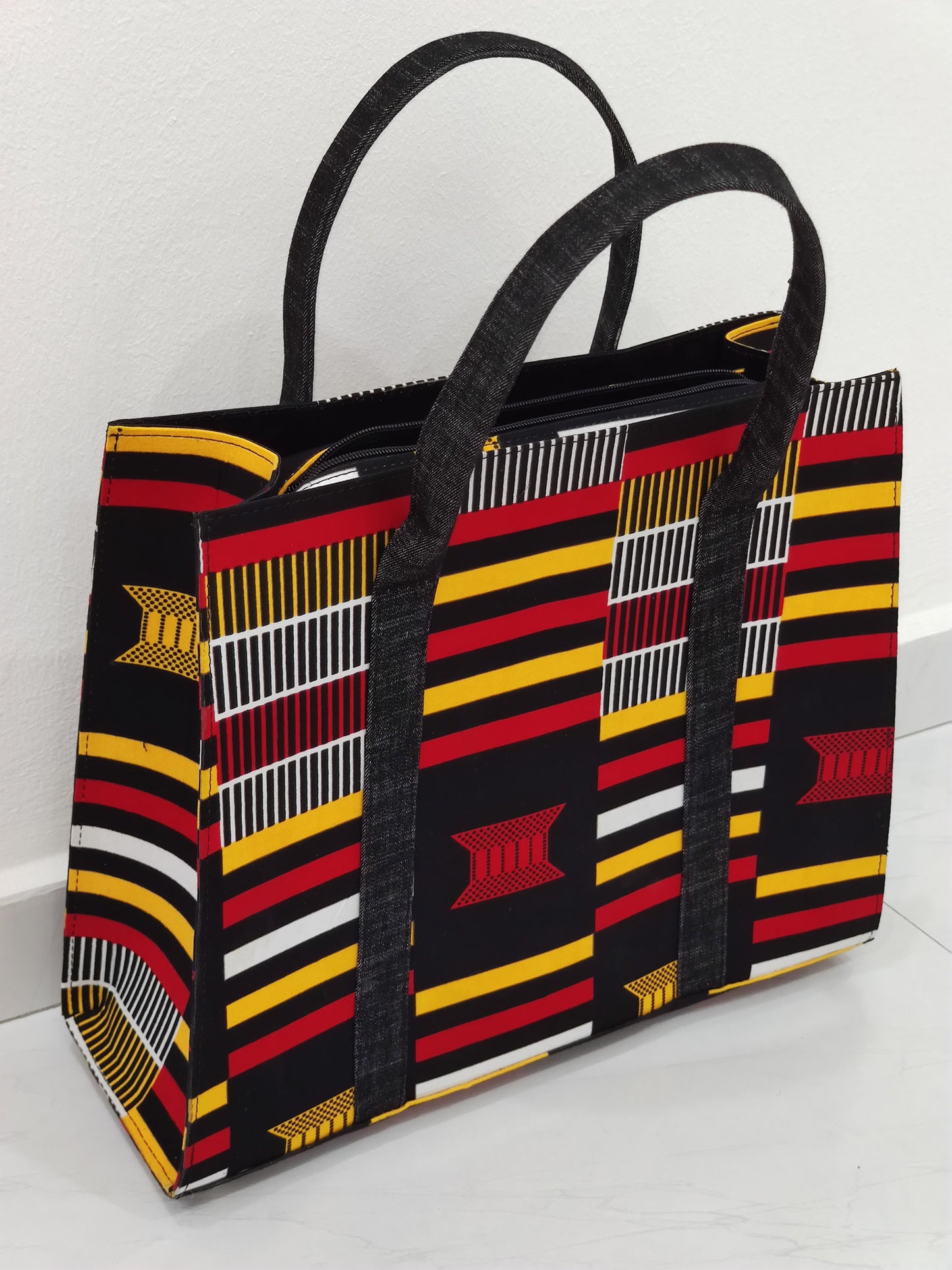 Badagry Ankara Tote - Large
