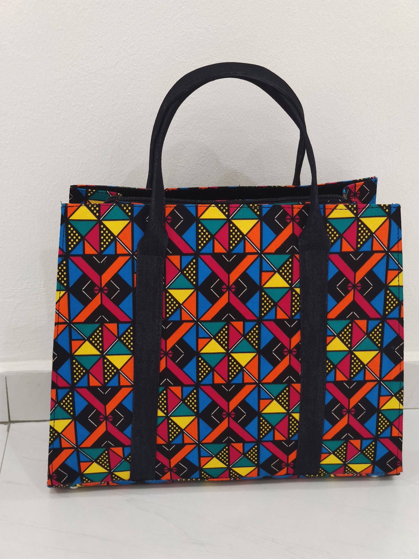 Badagry Ankara Tote - Large