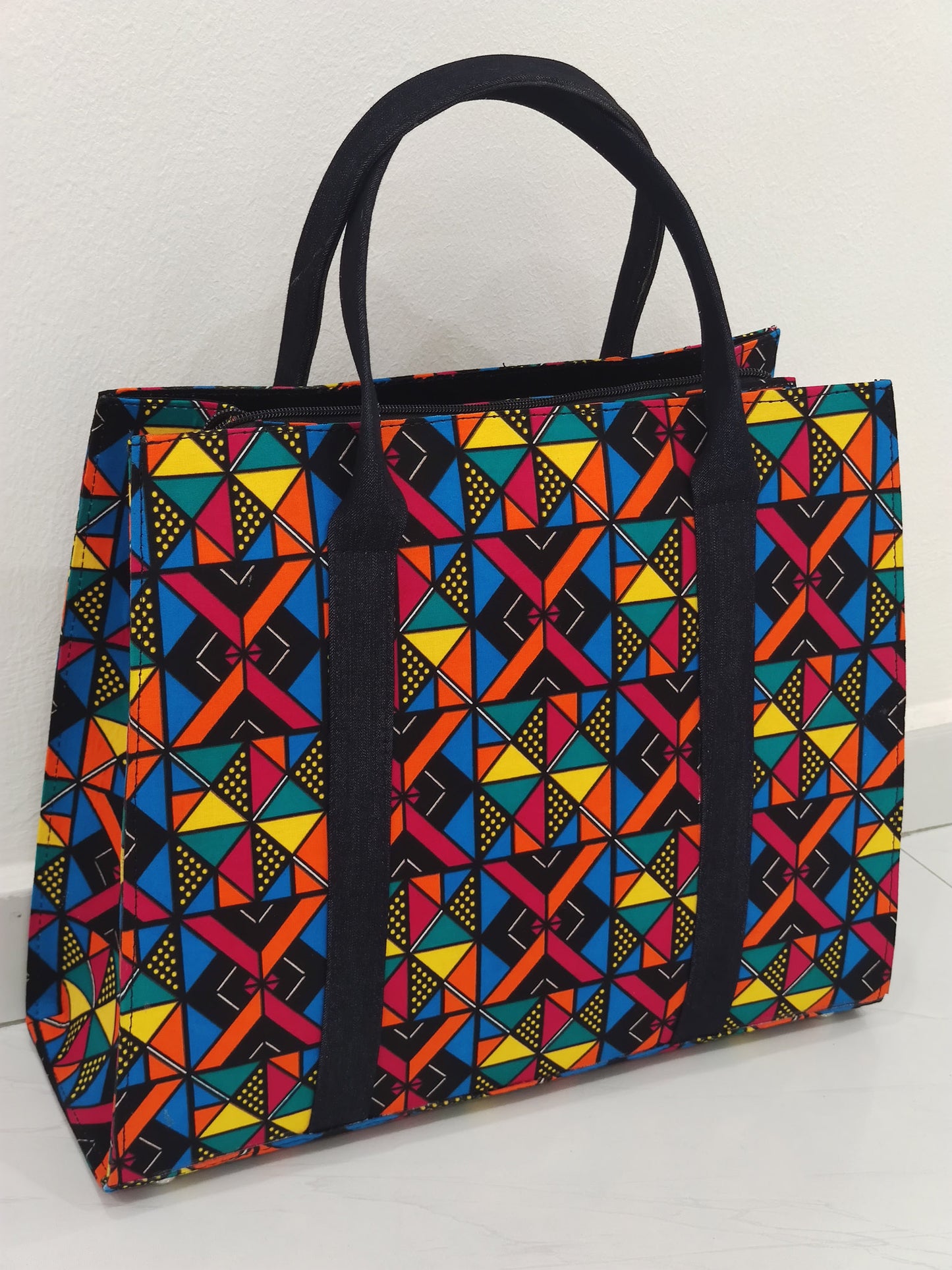 Badagry Ankara Tote - Large