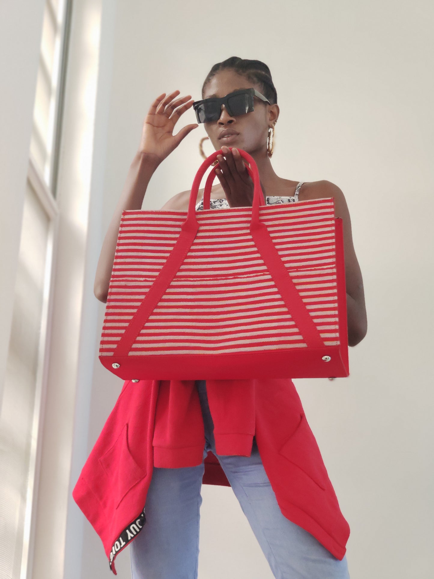 Oko Aso Oke Tote - Large