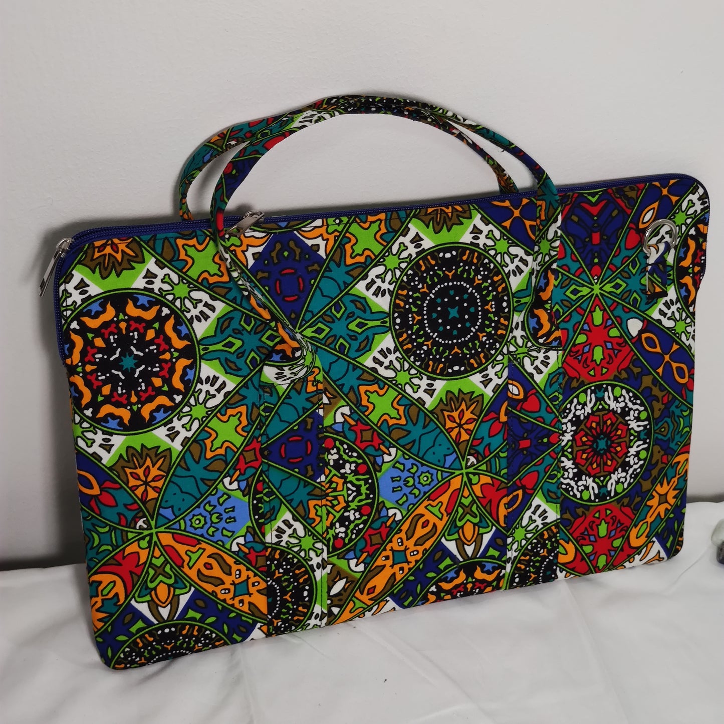 Surulere Ankara Laptop Bag