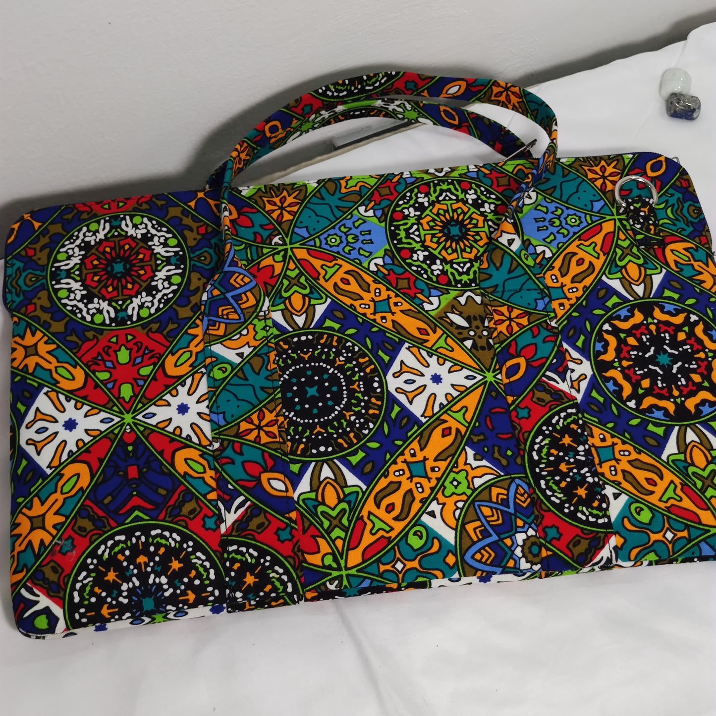Surulere Ankara Laptop Bag