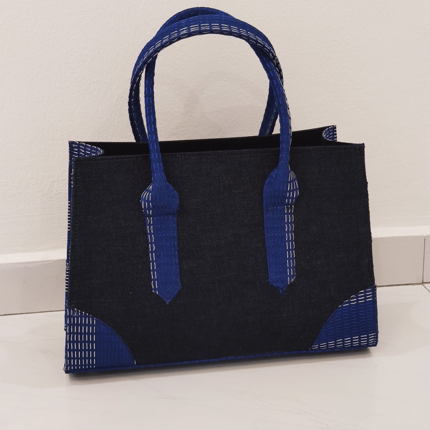 Oko Ankara + Denim Tote - Midi