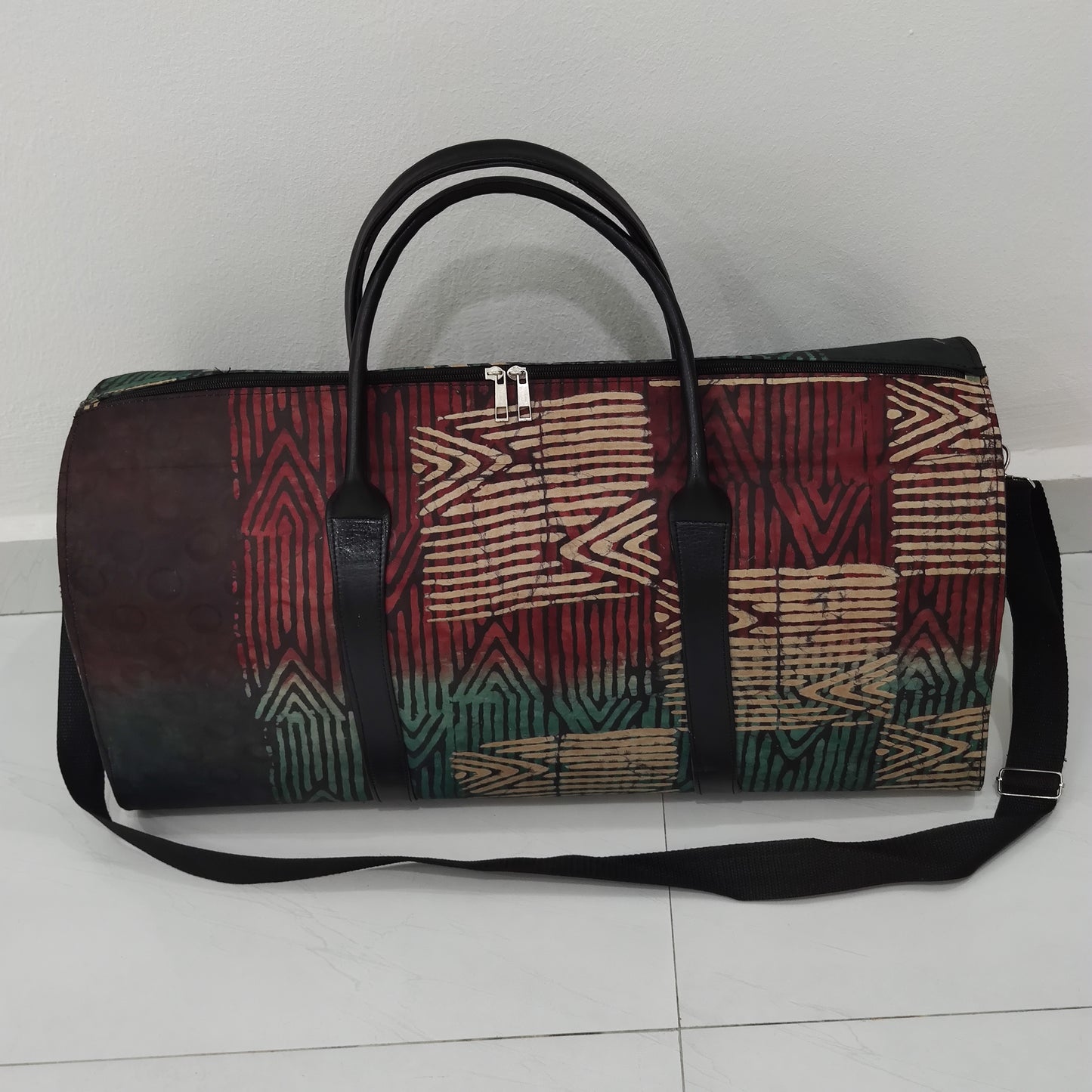 Kuramno Brocade Batik Duffel Bag