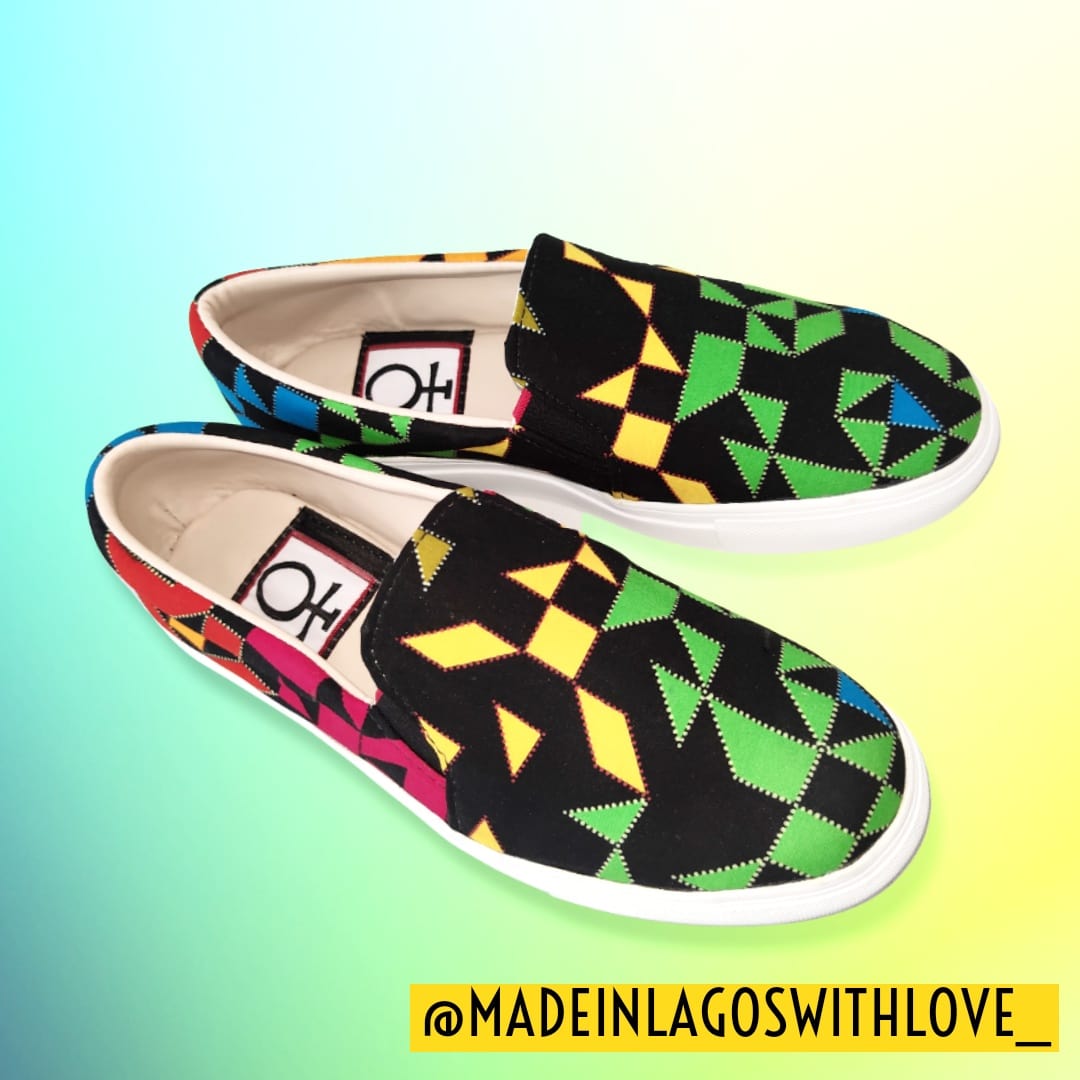 Ibeju Ankara Sneakers