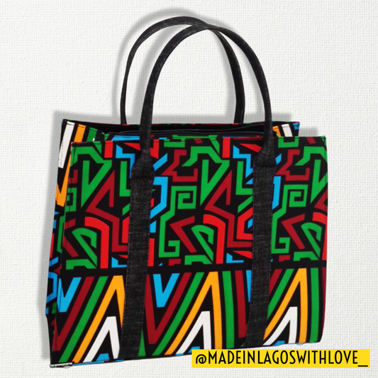 Badagry Ankara Tote - Large