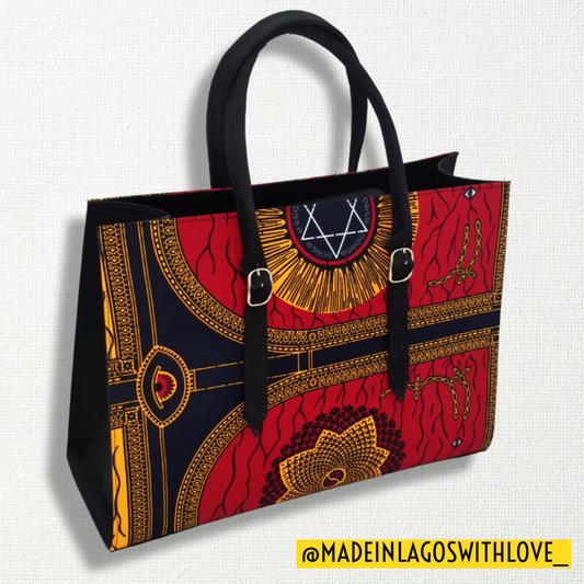 Ikorodu Ankara Tote - Large