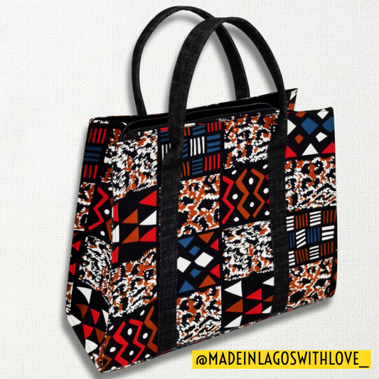 Badagry Ankara Tote - Large