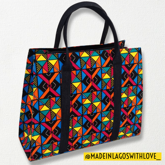 Badagry Ankara Tote - Large