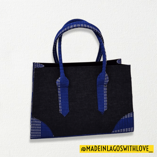 Oko Ankara + Denim Tote - Midi