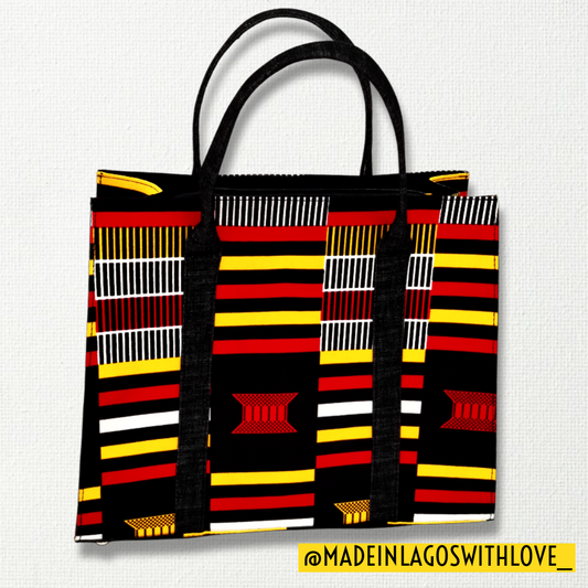 Badagry Ankara Tote - Large