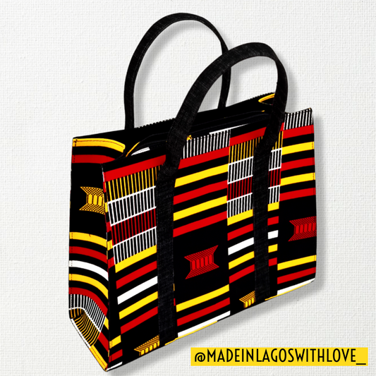 Badagry Ankara Tote - Large