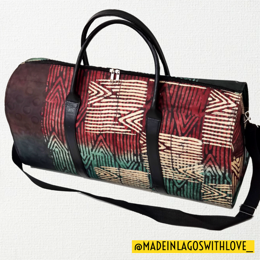Kuramno Brocade Batik Duffel Bag