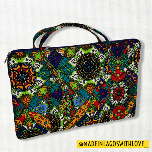 Surulere Ankara Laptop Bag