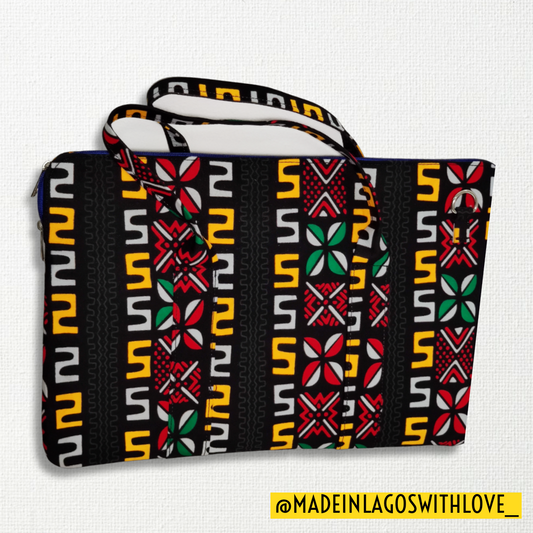 Surulere Ankara Laptop Bag