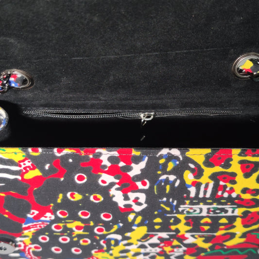 Lagos Midi Ankara Flap Bag