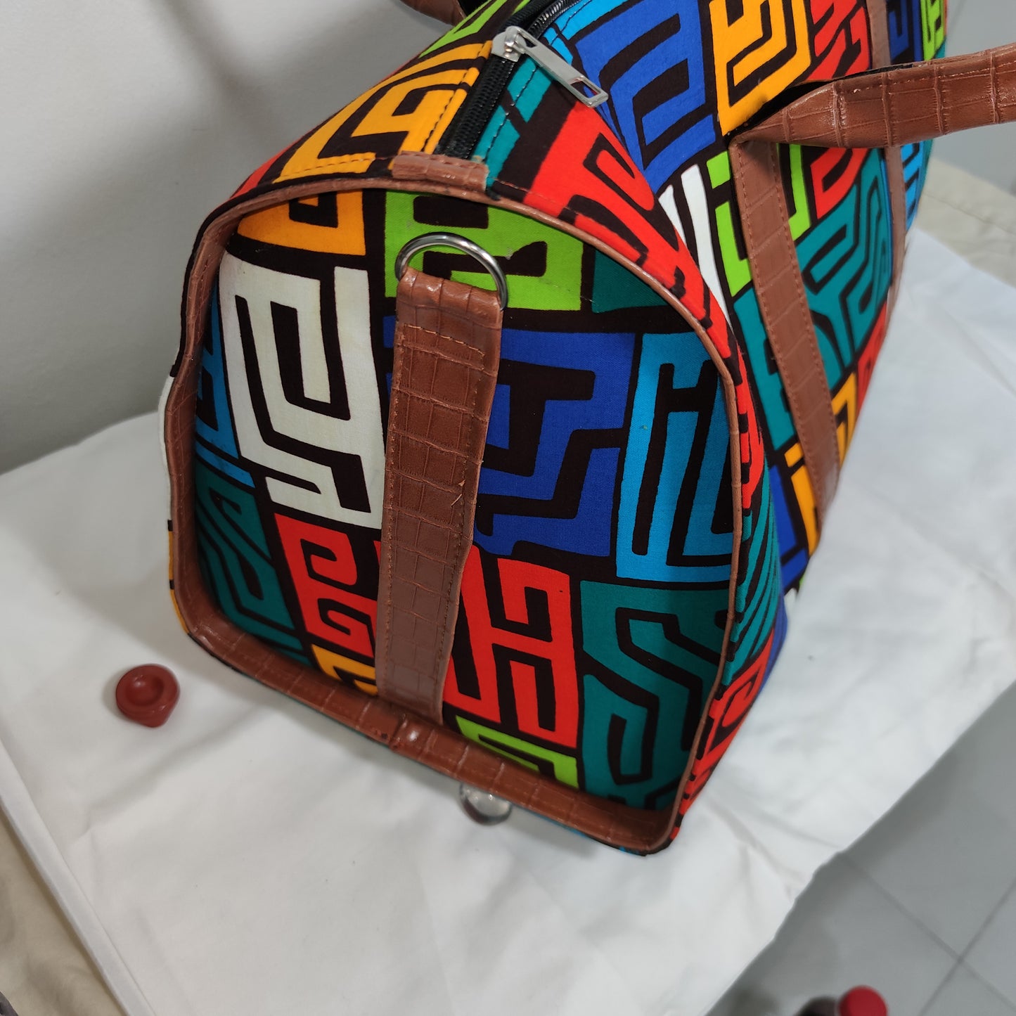 Kuramno Brocade Batik Duffel Bag