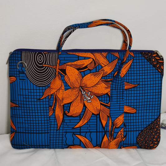 Surulere Ankara Laptop Bag