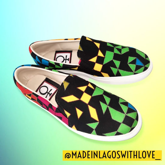 Ibeju Ankara Sneakers